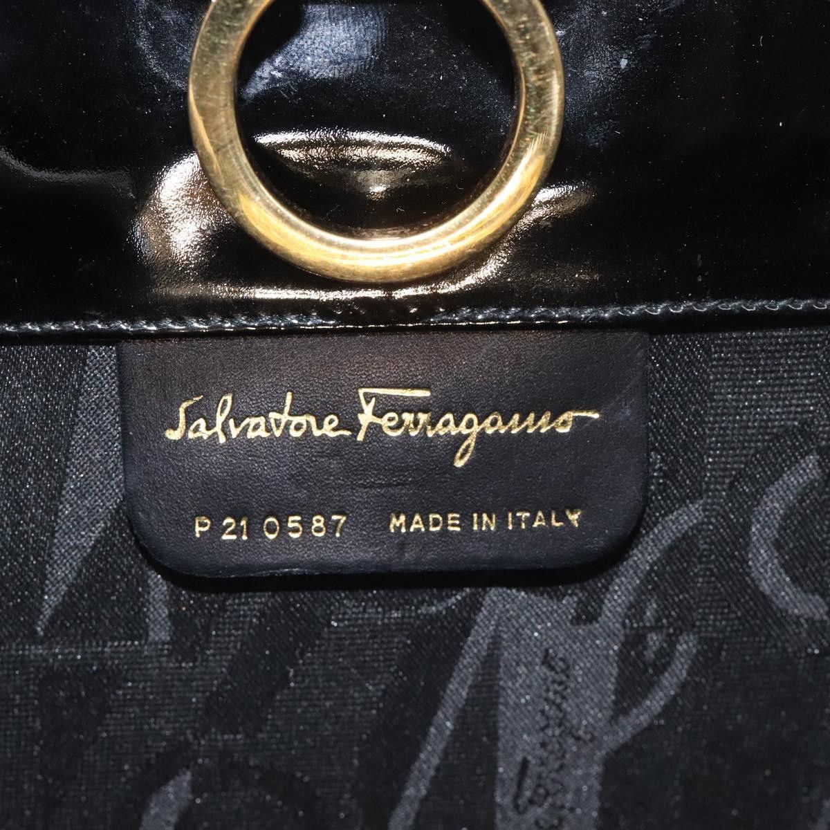 Salvatore Ferragamo Salvatore Ferragamo Vintage Gancini Chain Shoulder Bag Leather Size ONE SIZE - 6 Thumbnail