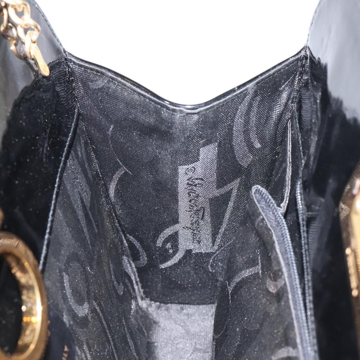 Salvatore Ferragamo Salvatore Ferragamo Vintage Gancini Chain Shoulder Bag Leather Size ONE SIZE - 18 Thumbnail