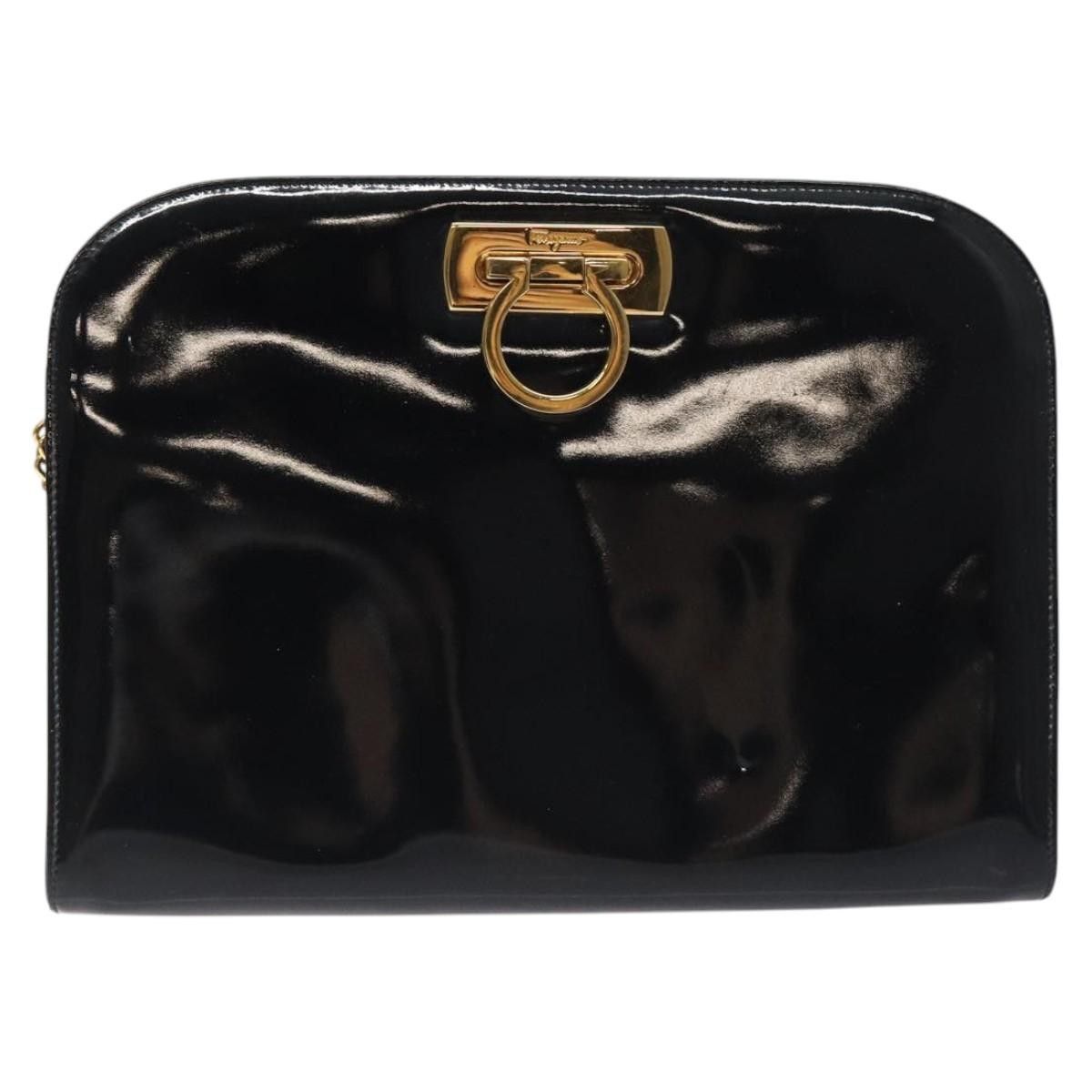 Salvatore Ferragamo Salvatore Ferragamo Vintage Gancini Chain Shoulder Bag Leather Size ONE SIZE - 17 Thumbnail