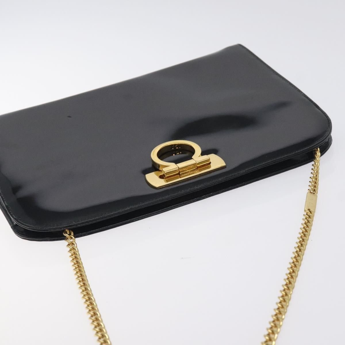 Salvatore Ferragamo Salvatore Ferragamo Vintage Gancini Chain Shoulder Bag Leather Size ONE SIZE - 16 Thumbnail