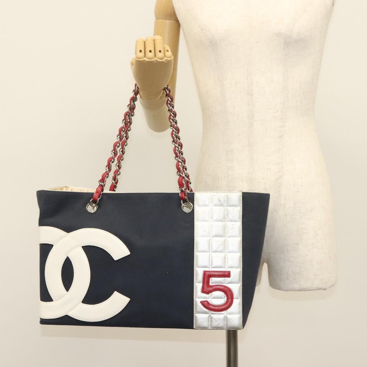 Chanel Chanel No.5 Tote Canvas and Leather Size ONE SIZE - 14 Thumbnail