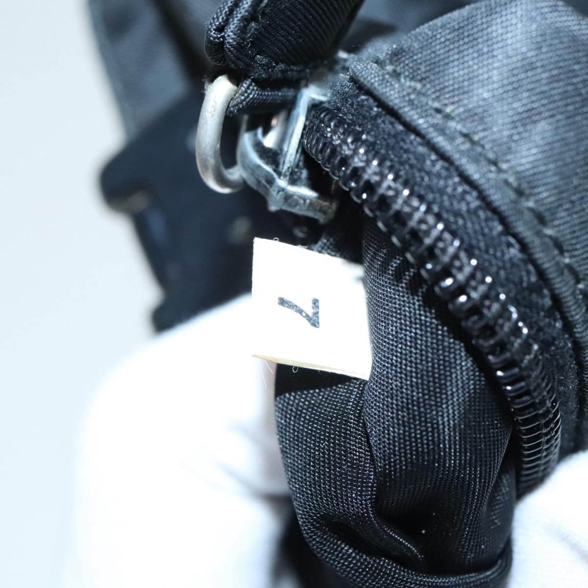 Prada Prada Grommet Lock Flap Chain Shoulder Bag Leather Size ONE SIZE - 11 Thumbnail
