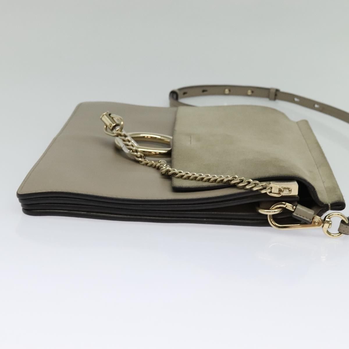 Chloe Chloe Faye Shoulder Bag Leather and Suede Size ONE SIZE - 4 Thumbnail