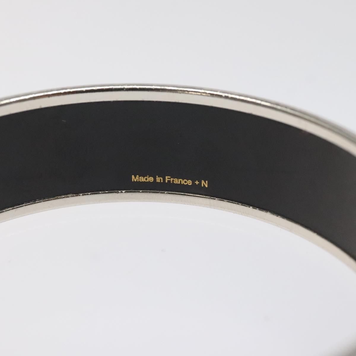 Hermes Hermes Vintage Bangle Bracelet Metal with Leather Size ONE SIZE - 6 Thumbnail