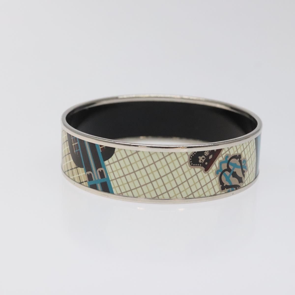 Hermes Hermes Vintage Bangle Bracelet Metal with Leather Size ONE SIZE - 7 Thumbnail