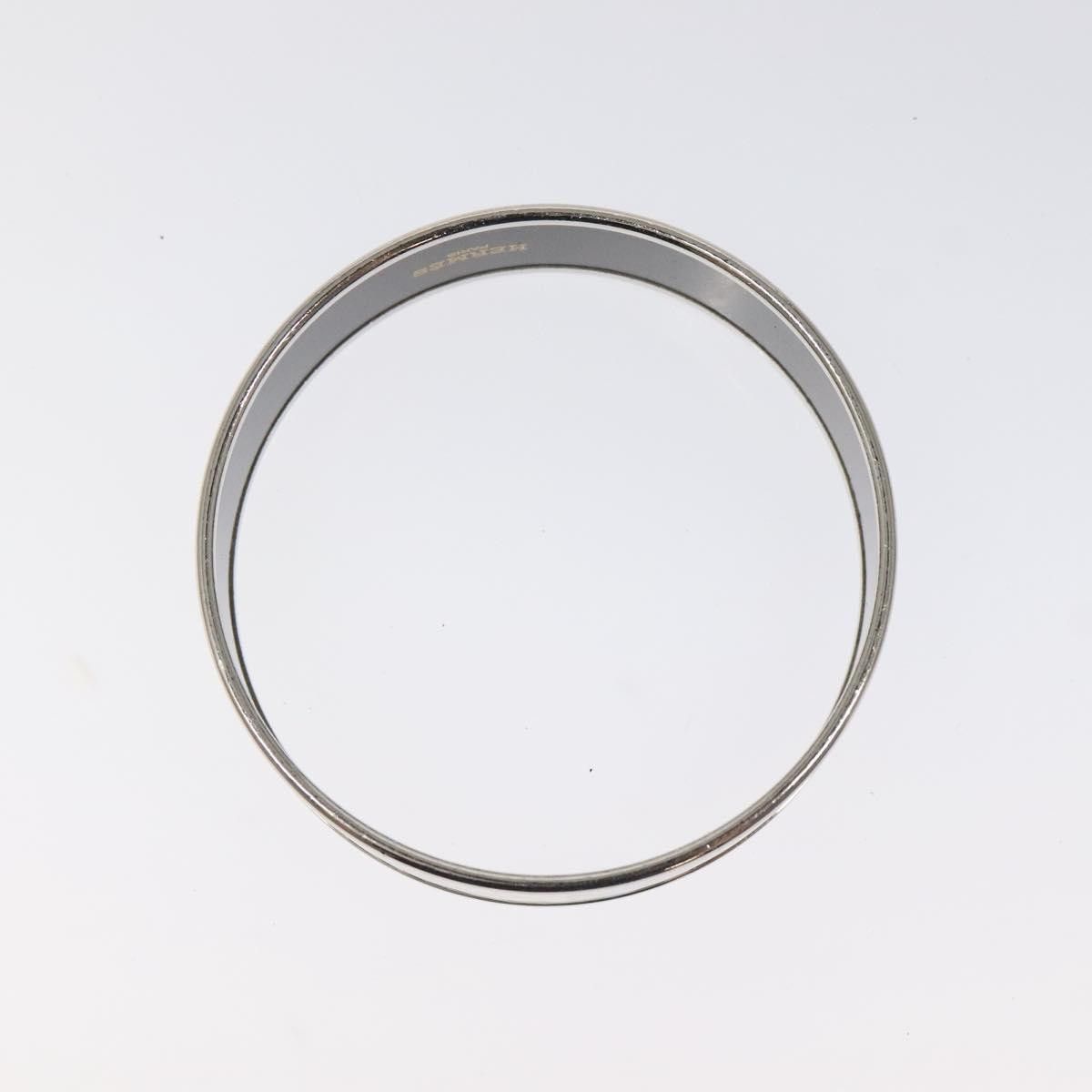Hermes Hermes Vintage Bangle Bracelet Metal with Leather Size ONE SIZE - 4 Thumbnail