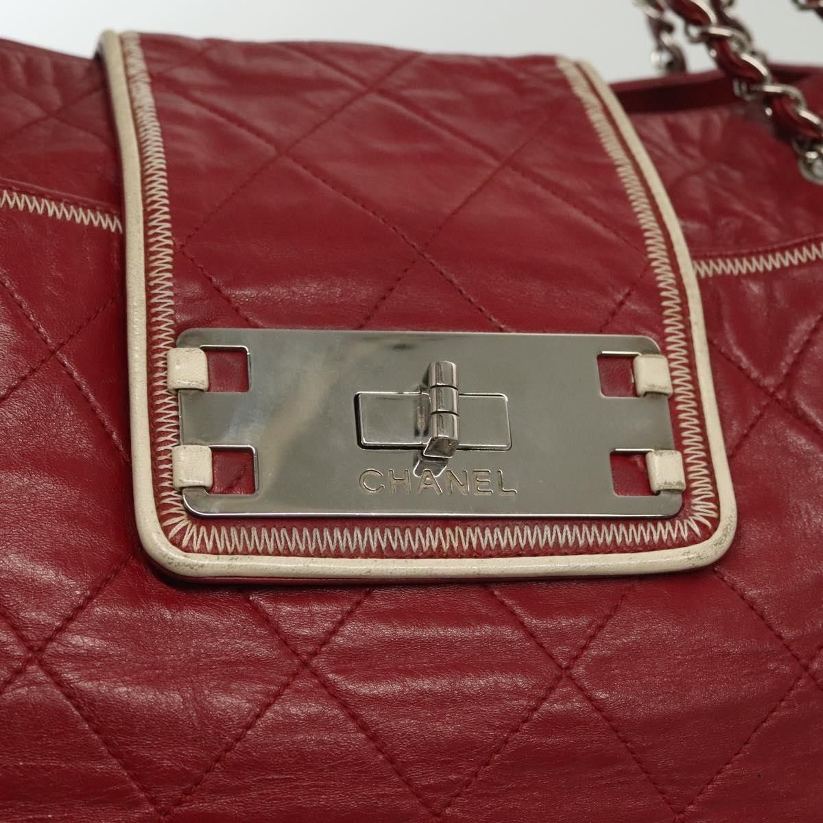 Chanel Chanel Vintage Reissue Chain Shopping Tote Leather Size ONE SIZE - 13 Thumbnail