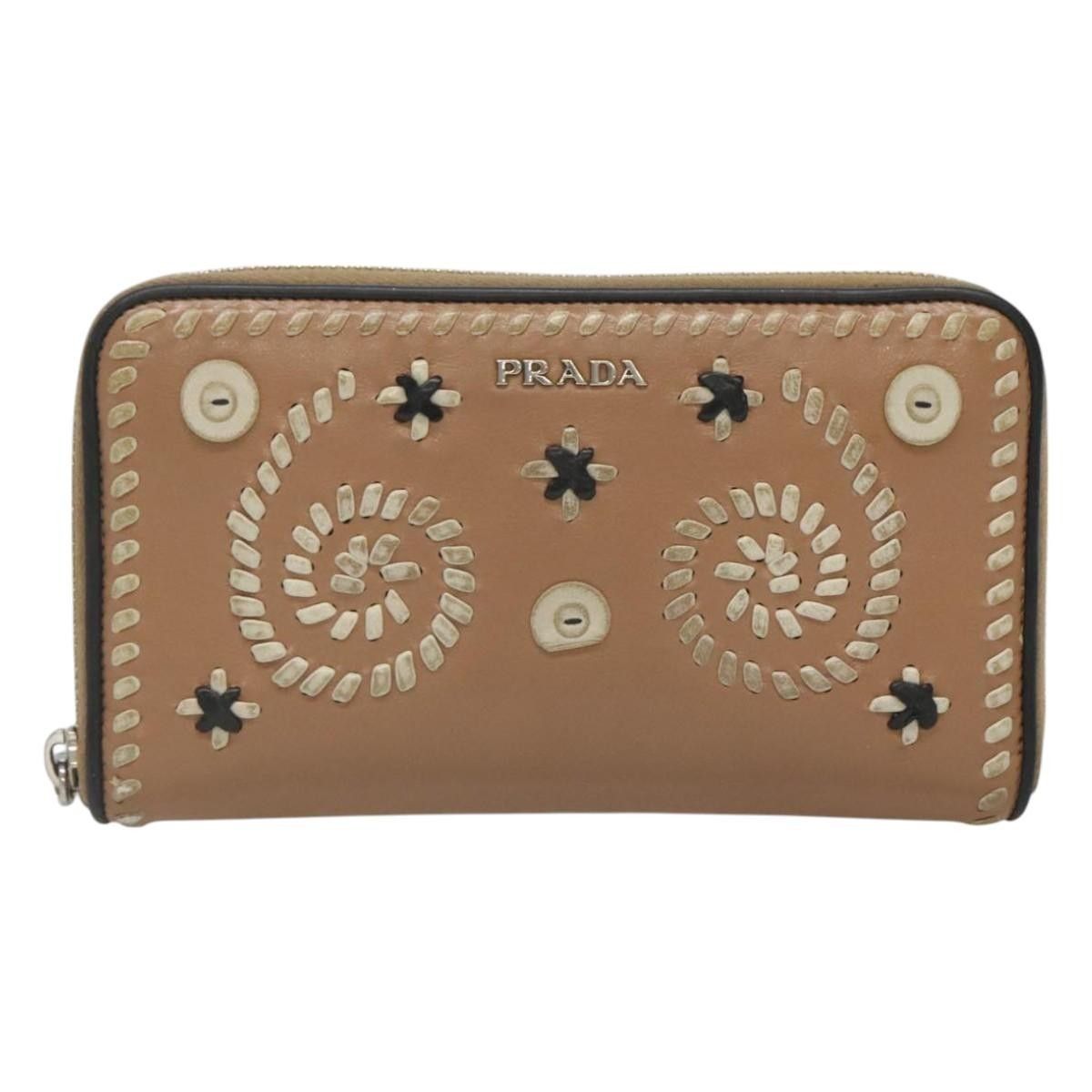 Prada Prada Continental Wallet Saffiano Leather Size ONE SIZE - 13 Thumbnail