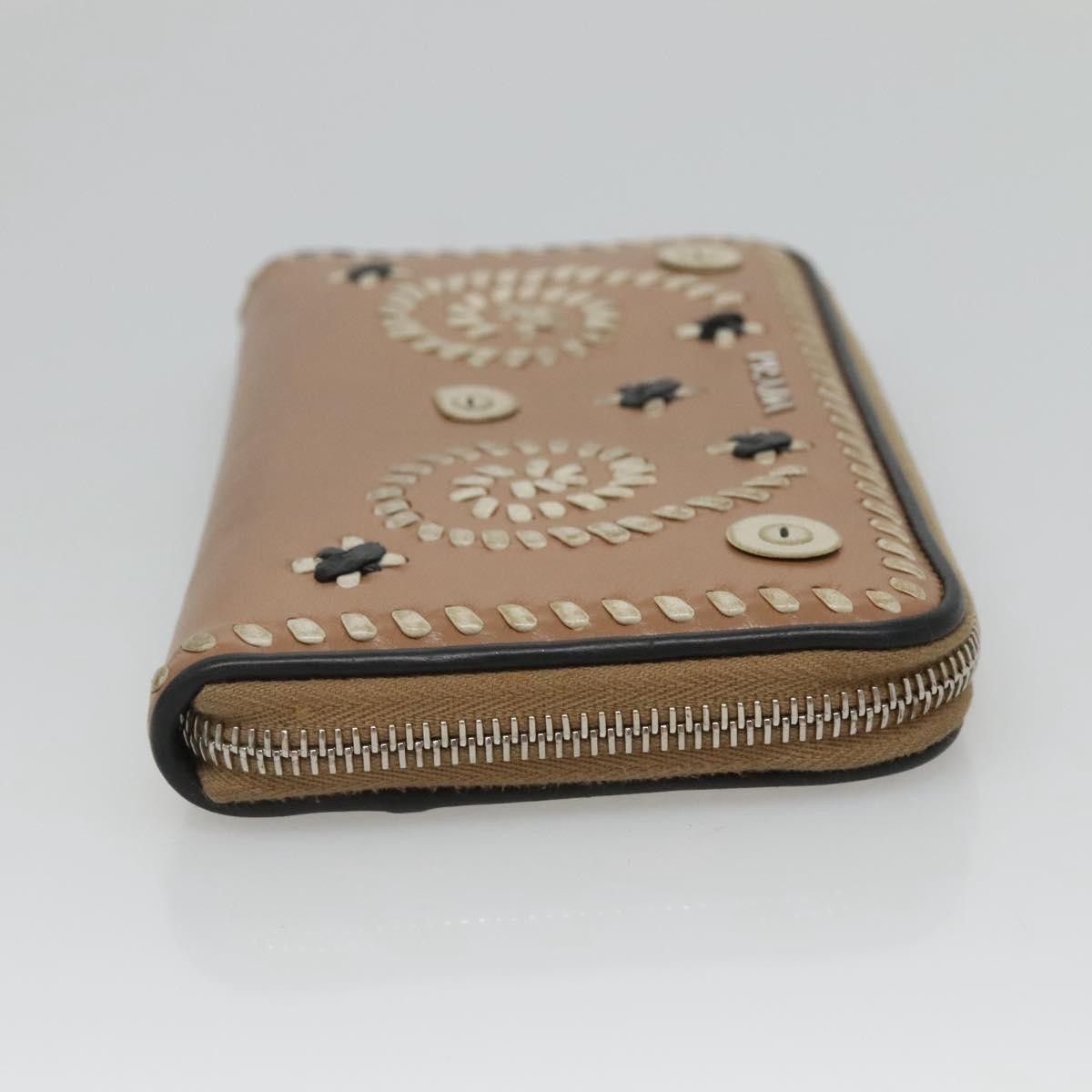 Prada Prada Continental Wallet Saffiano Leather Size ONE SIZE - 4 Thumbnail