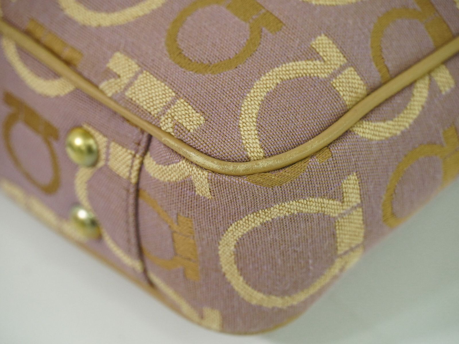 Salvatore Ferragamo Salvatore Ferragamo Gancini Shoulder Bag Canvas Size ONE SIZE - 7 Thumbnail