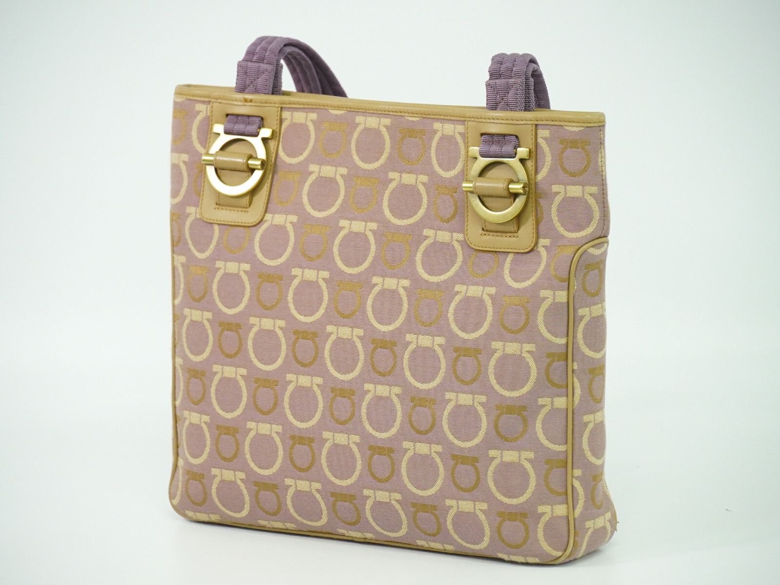 Salvatore Ferragamo Salvatore Ferragamo Gancini Shoulder Bag Canvas Size ONE SIZE - 2 Thumbnail