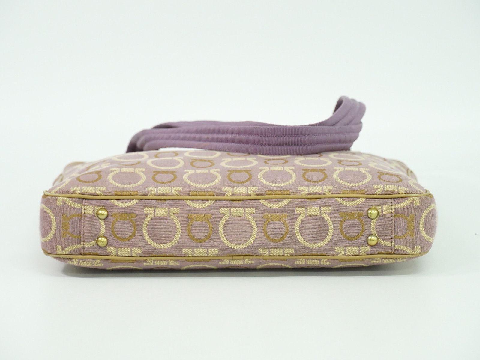 Salvatore Ferragamo Salvatore Ferragamo Gancini Shoulder Bag Canvas Size ONE SIZE - 6 Thumbnail