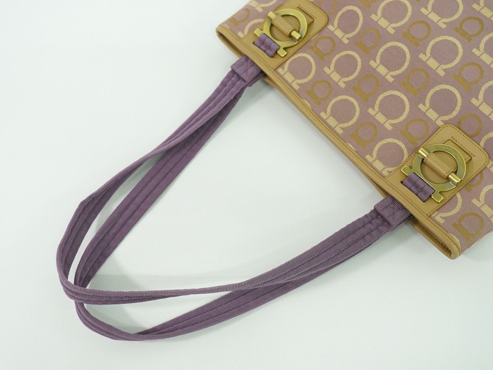Salvatore Ferragamo Salvatore Ferragamo Gancini Shoulder Bag Canvas Size ONE SIZE - 5 Thumbnail