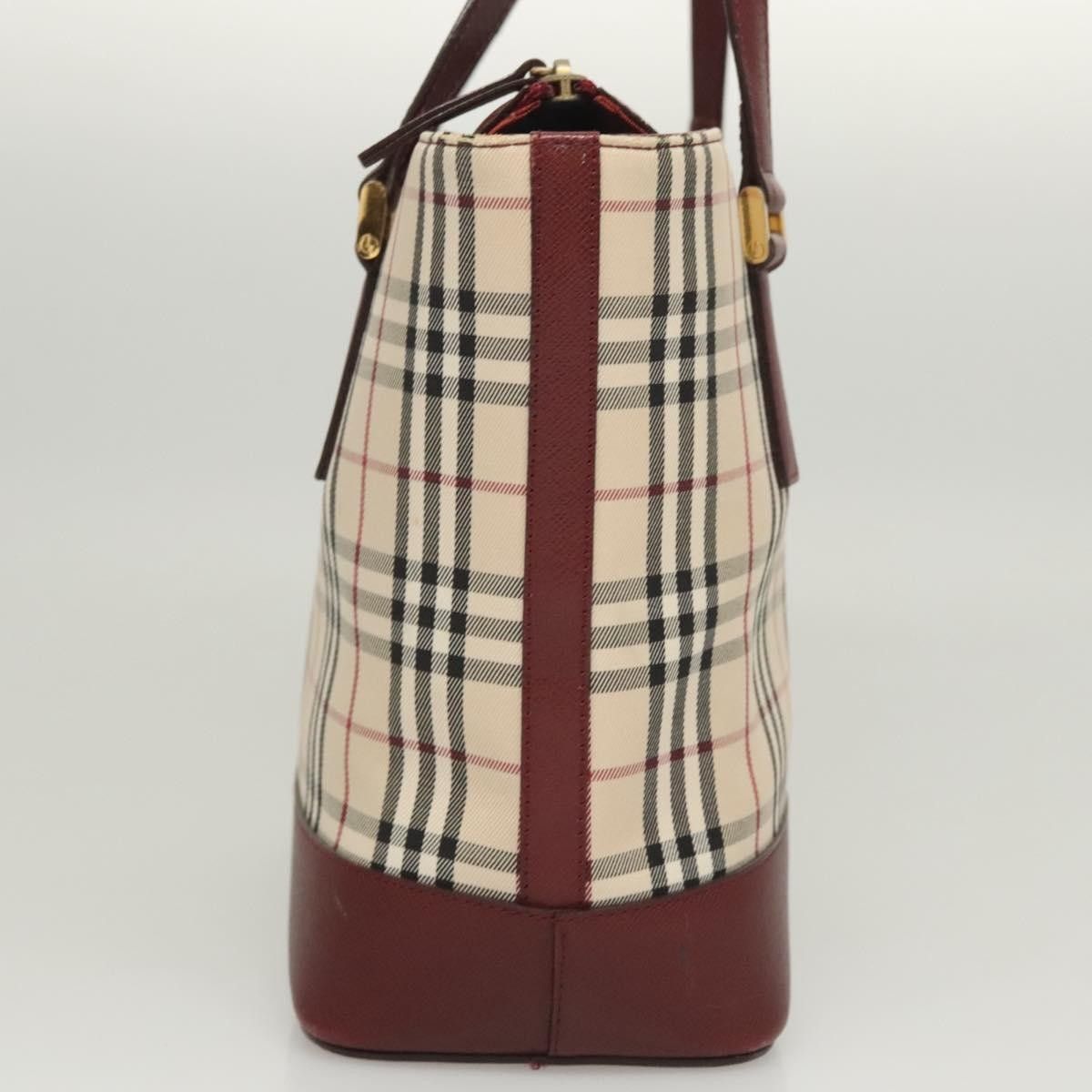 Burberry Burberry Nova Check Tote canvas check pattern Size ONE SIZE - 4 Thumbnail