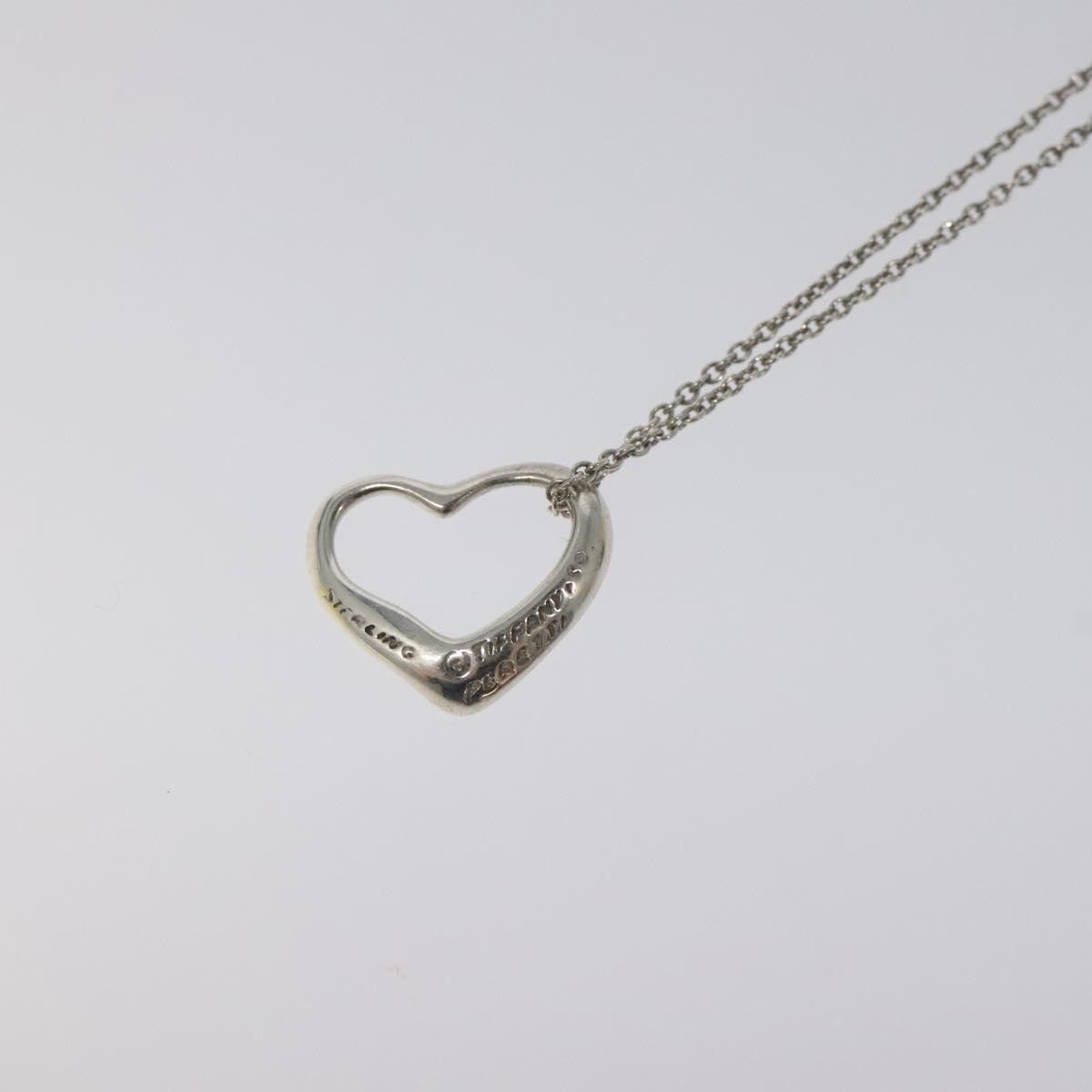 Tiffany & Co. Tiffany & Co. Elsa Peretti Open Heart Pendant Necklace Sterling Silver Size ONE SIZE - 3 Thumbnail