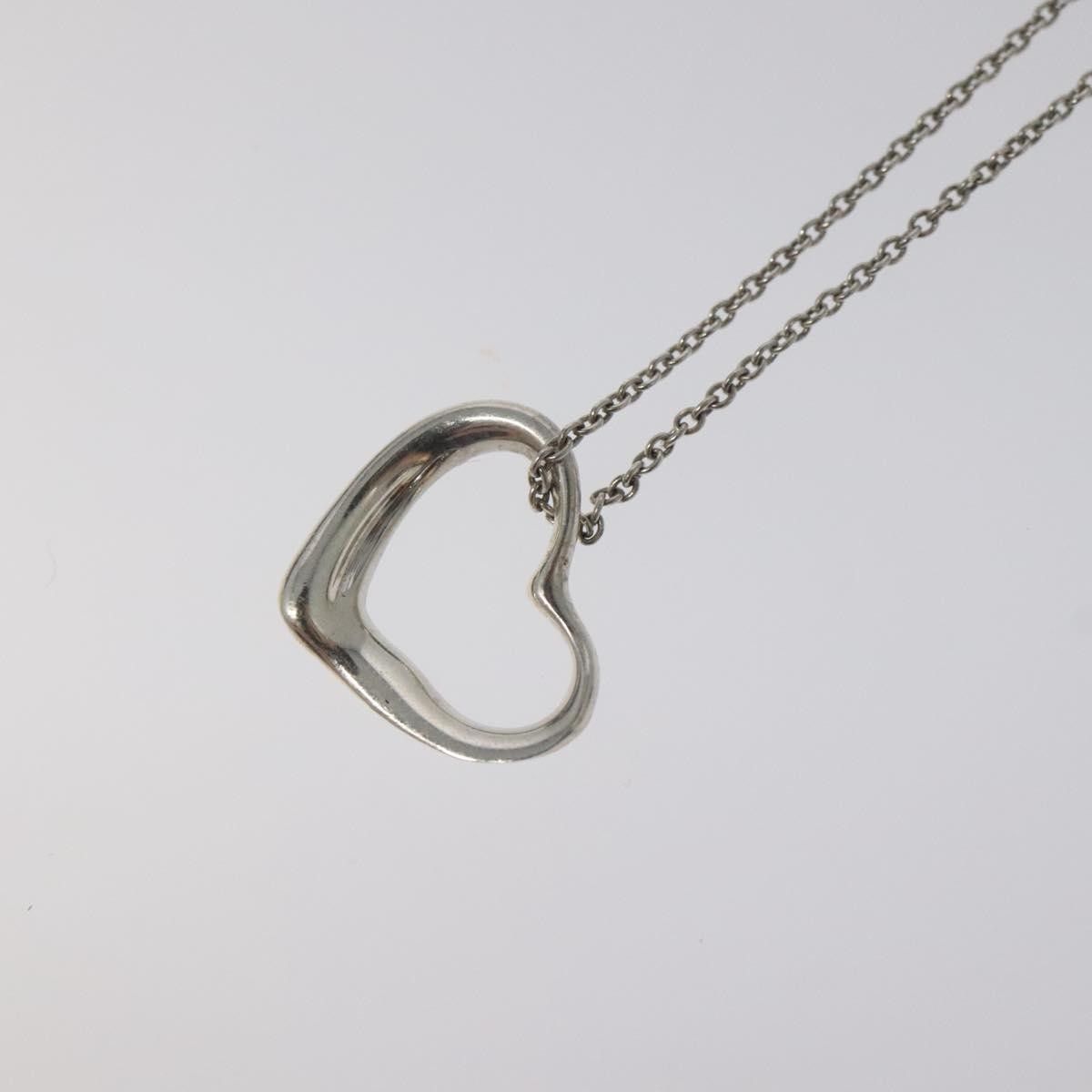 Tiffany & Co. Tiffany & Co. Elsa Peretti Open Heart Pendant Necklace Sterling Silver Size ONE SIZE - 4 Thumbnail