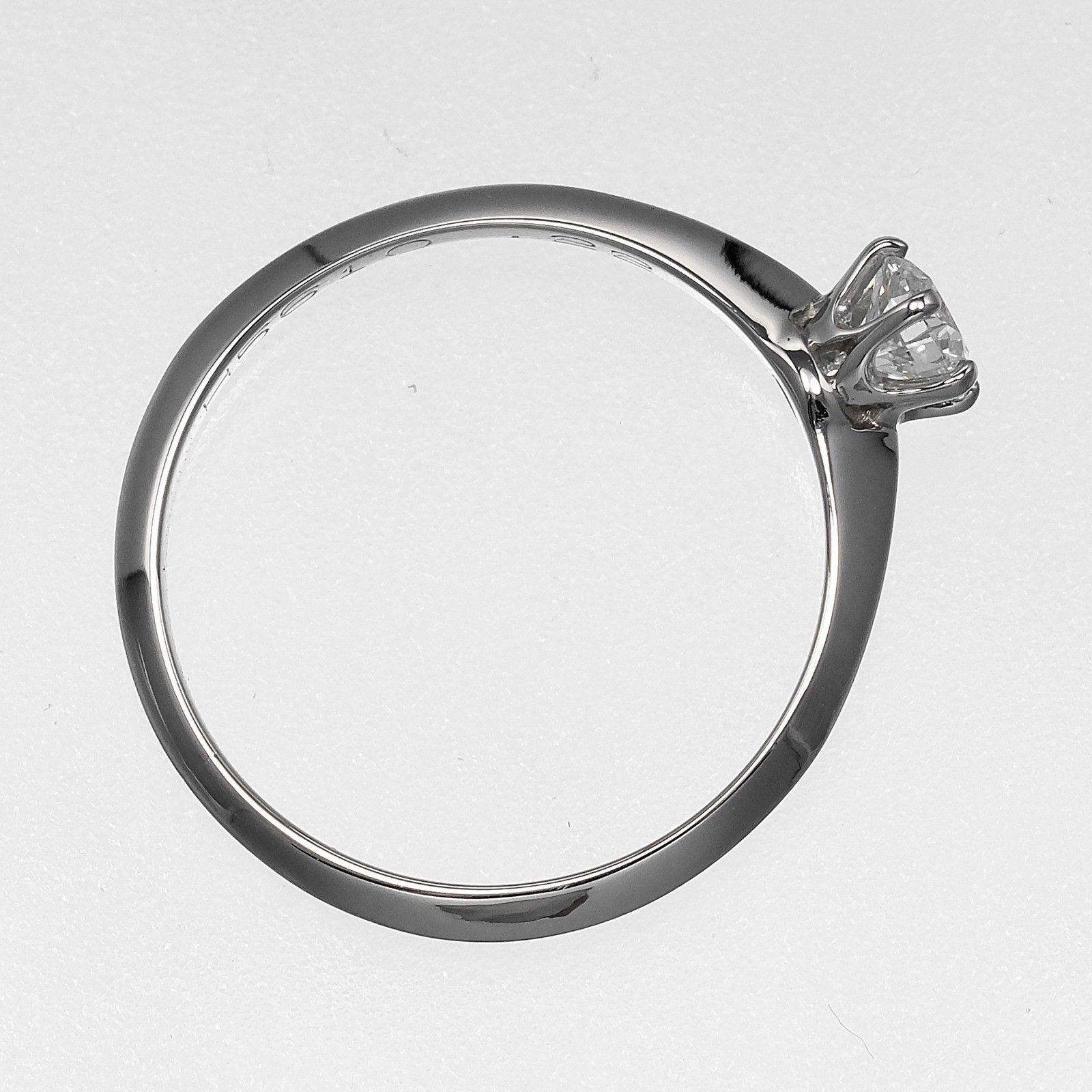 Tiffany & Co. Tiffany & Co. Tiffany Setting Solitaire Ring Platinum with Diamond Size ONE SIZE - 6 Thumbnail