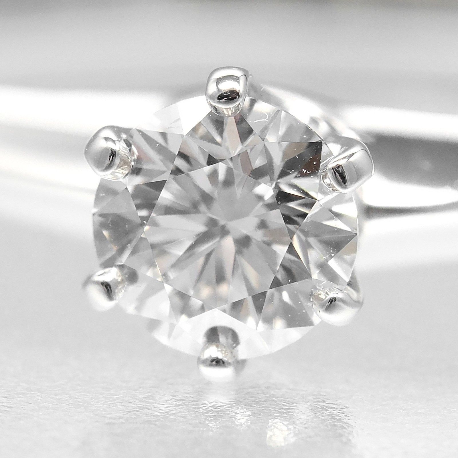 Tiffany & Co. Tiffany & Co. Tiffany Setting Solitaire Ring Platinum with Diamond Size ONE SIZE - 3 Thumbnail