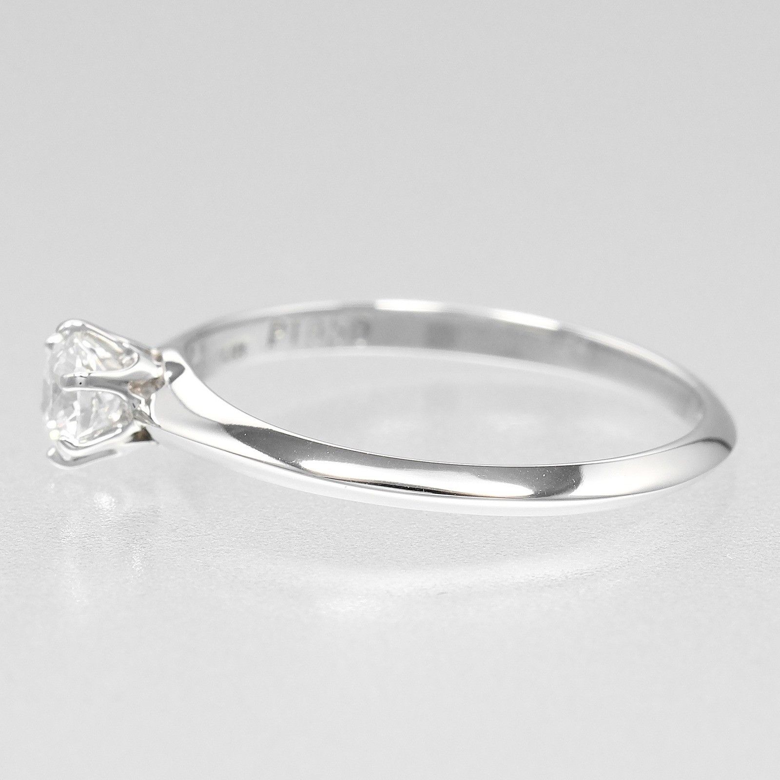 Tiffany & Co. Tiffany & Co. Tiffany Setting Solitaire Ring Platinum with Diamond Size ONE SIZE - 4 Thumbnail