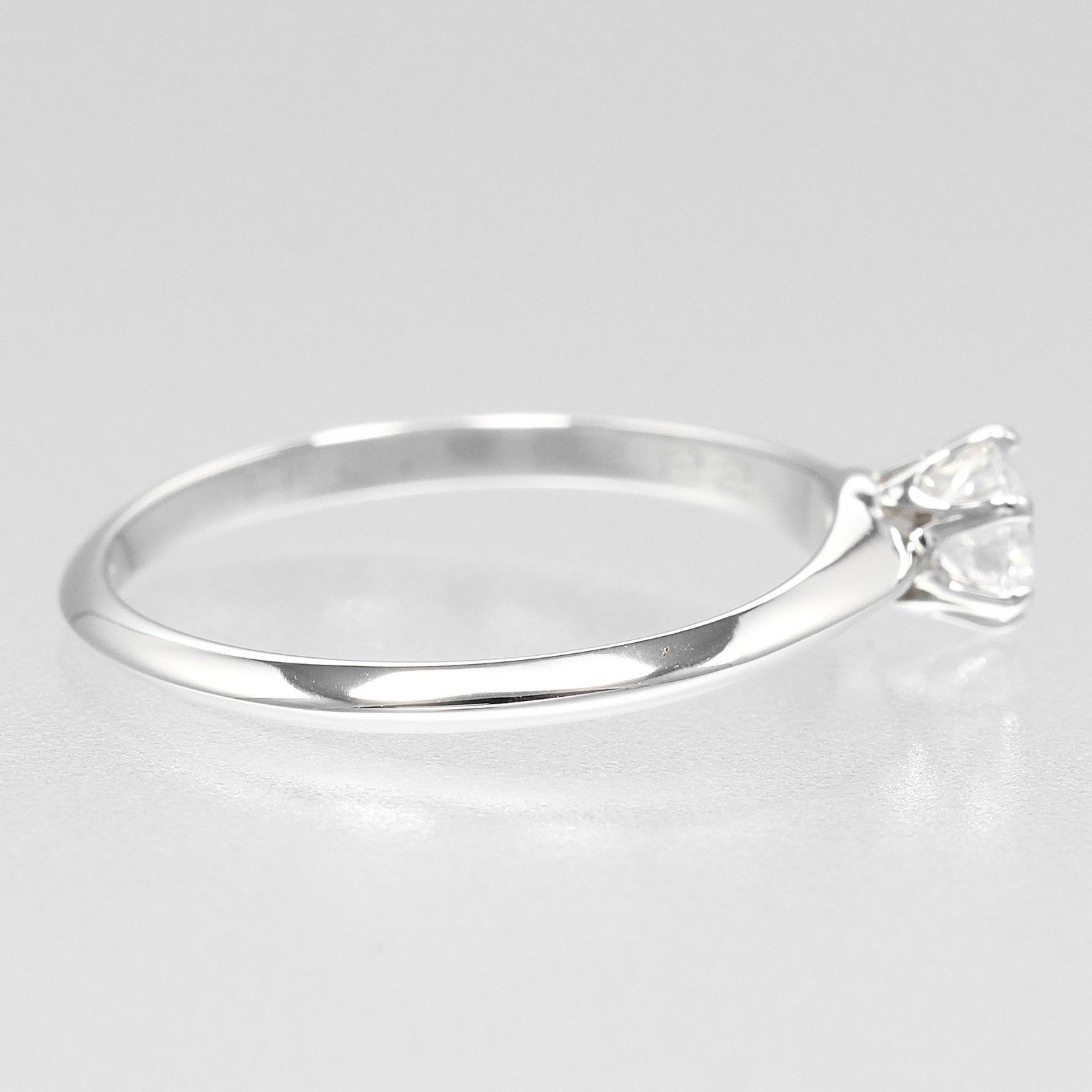 Tiffany & Co. Tiffany & Co. Tiffany Setting Solitaire Ring Platinum with Diamond Size ONE SIZE - 5 Thumbnail