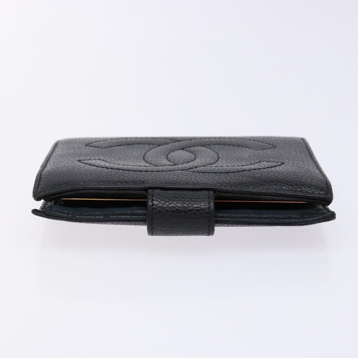 Chanel Chanel CC Bifold Wallet Quilted Caviar Size ONE SIZE - 11 Thumbnail