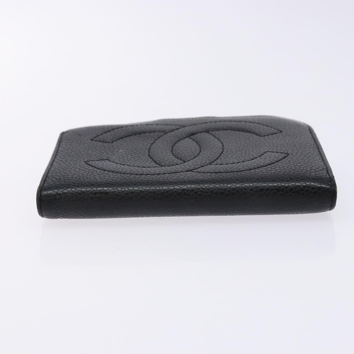 Chanel Chanel CC Bifold Wallet Quilted Caviar Size ONE SIZE - 12 Thumbnail