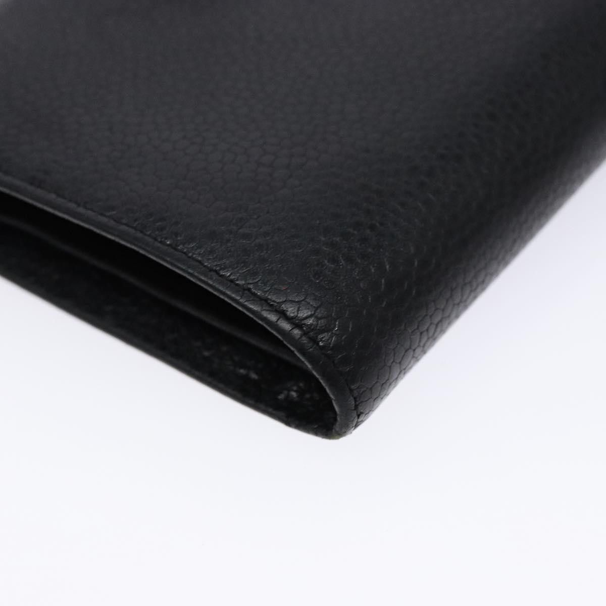 Chanel Chanel CC Bifold Wallet Quilted Caviar Size ONE SIZE - 10 Thumbnail