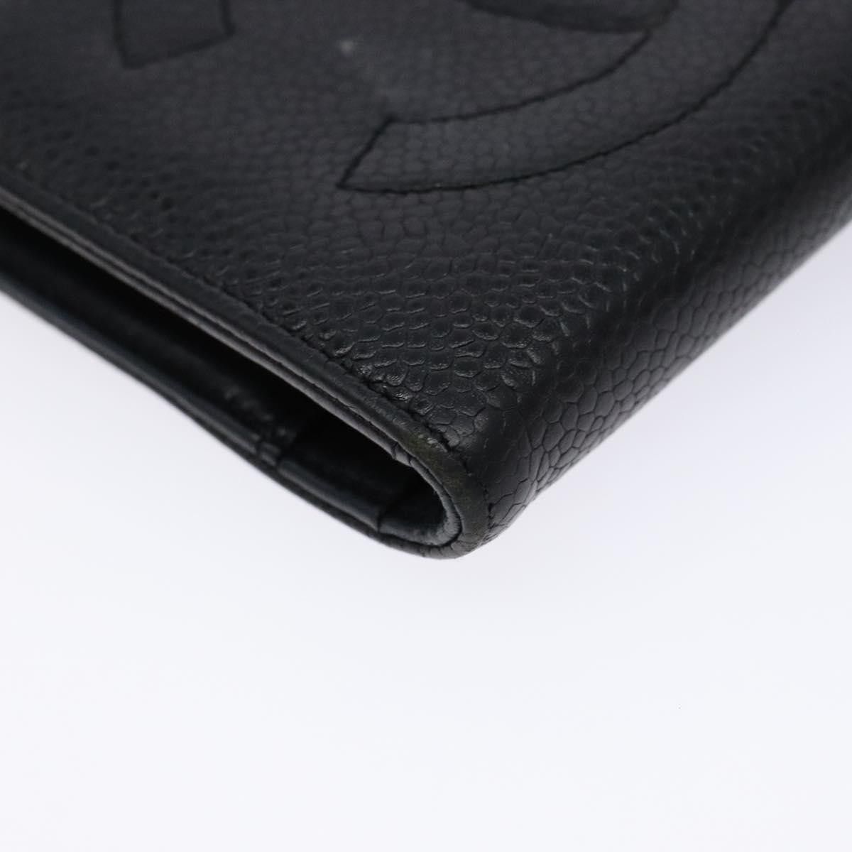 Chanel Chanel CC Bifold Wallet Quilted Caviar Size ONE SIZE - 8 Thumbnail