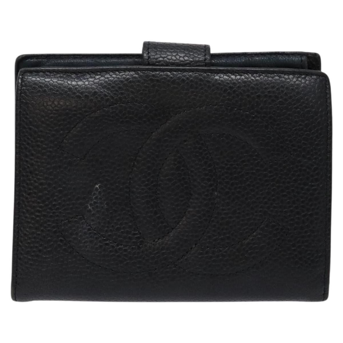 Chanel Chanel CC Bifold Wallet Quilted Caviar Size ONE SIZE - 17 Thumbnail