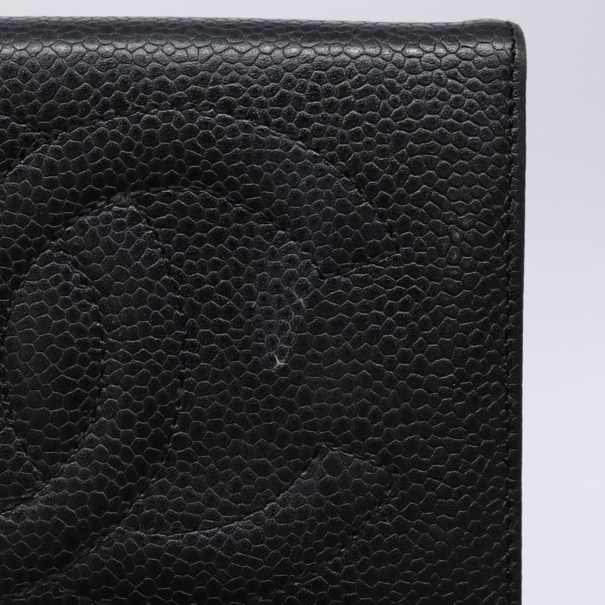 Chanel Chanel CC Bifold Wallet Quilted Caviar Size ONE SIZE - 14 Thumbnail