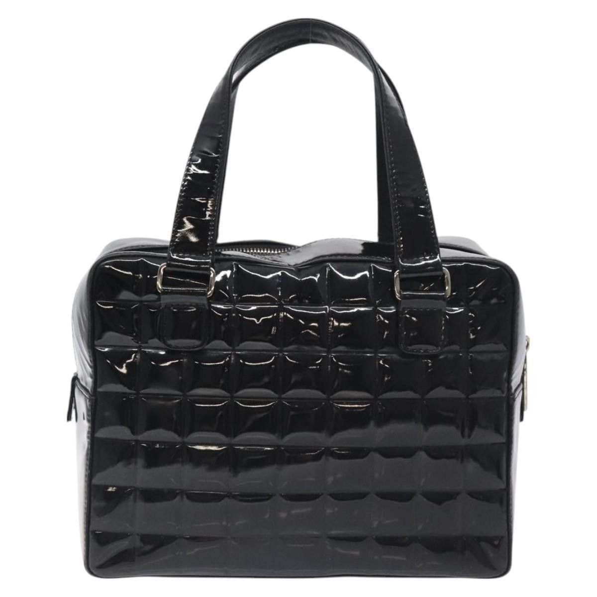 Chanel Chanel Chocolate Bar CC Bowler Bag Quilted Patent Size ONE SIZE - 2 Thumbnail