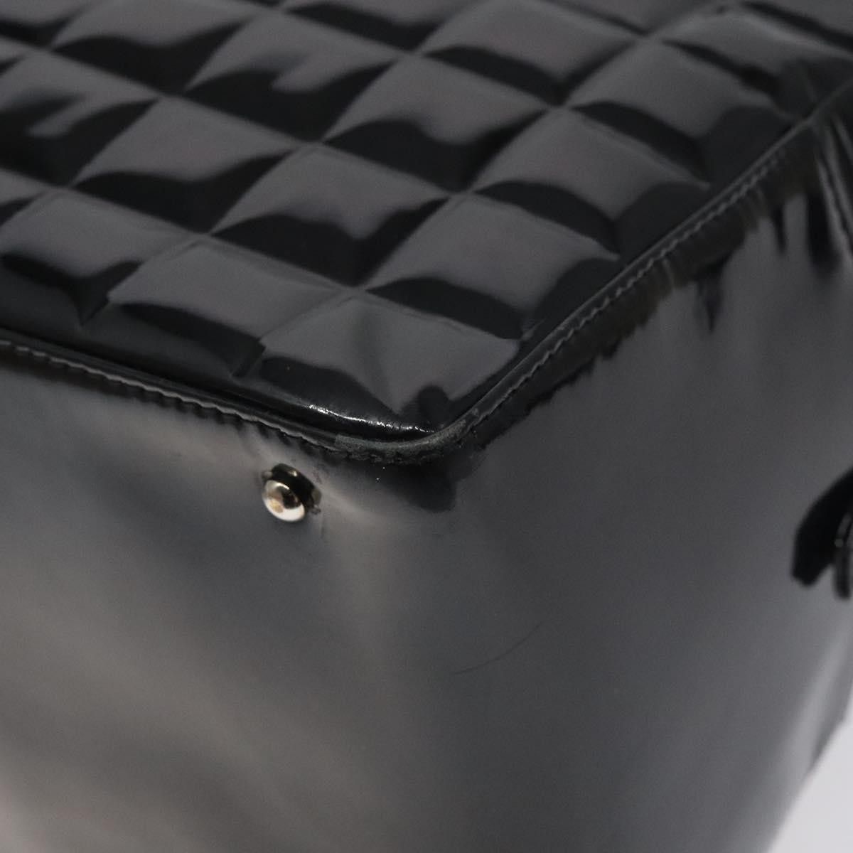 Chanel Chanel Chocolate Bar CC Bowler Bag Quilted Patent Size ONE SIZE - 10 Thumbnail
