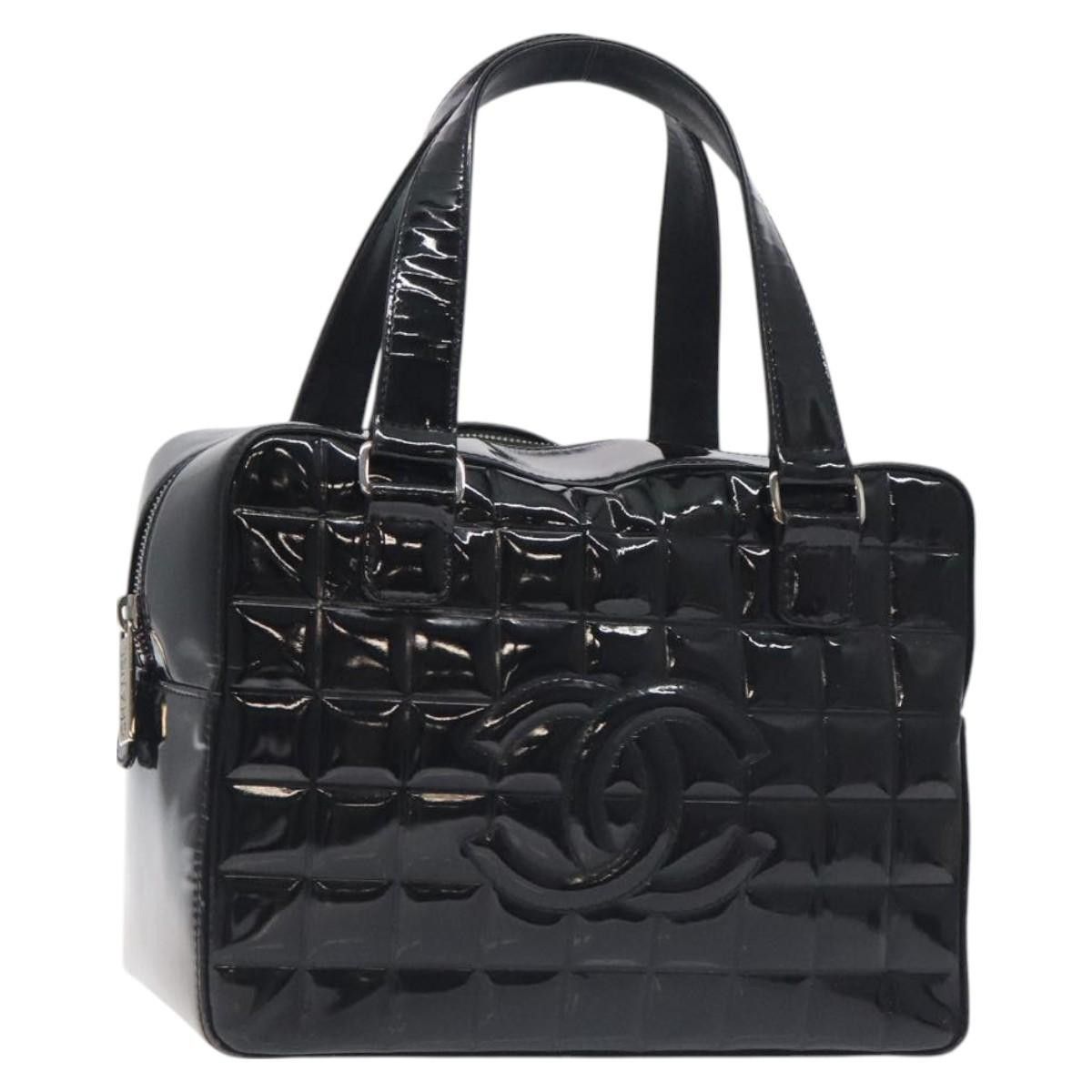 Chanel Chanel Chocolate Bar CC Bowler Bag Quilted Patent Size ONE SIZE - 18 Thumbnail