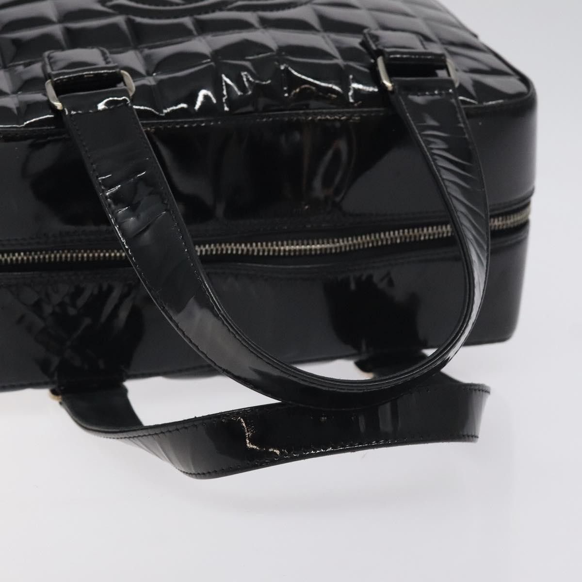 Chanel Chanel Chocolate Bar CC Bowler Bag Quilted Patent Size ONE SIZE - 8 Thumbnail