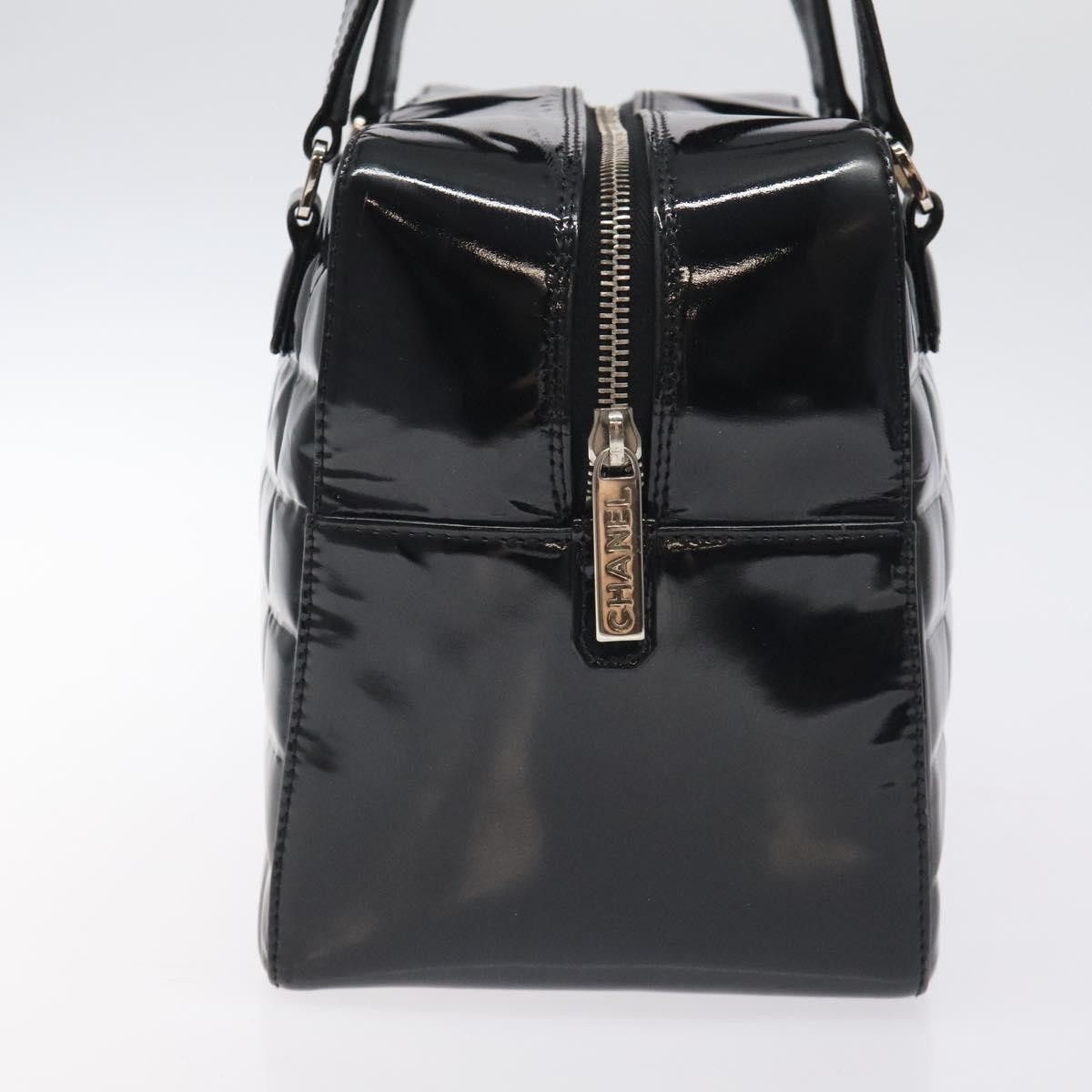Chanel Chanel Chocolate Bar CC Bowler Bag Quilted Patent Size ONE SIZE - 3 Thumbnail