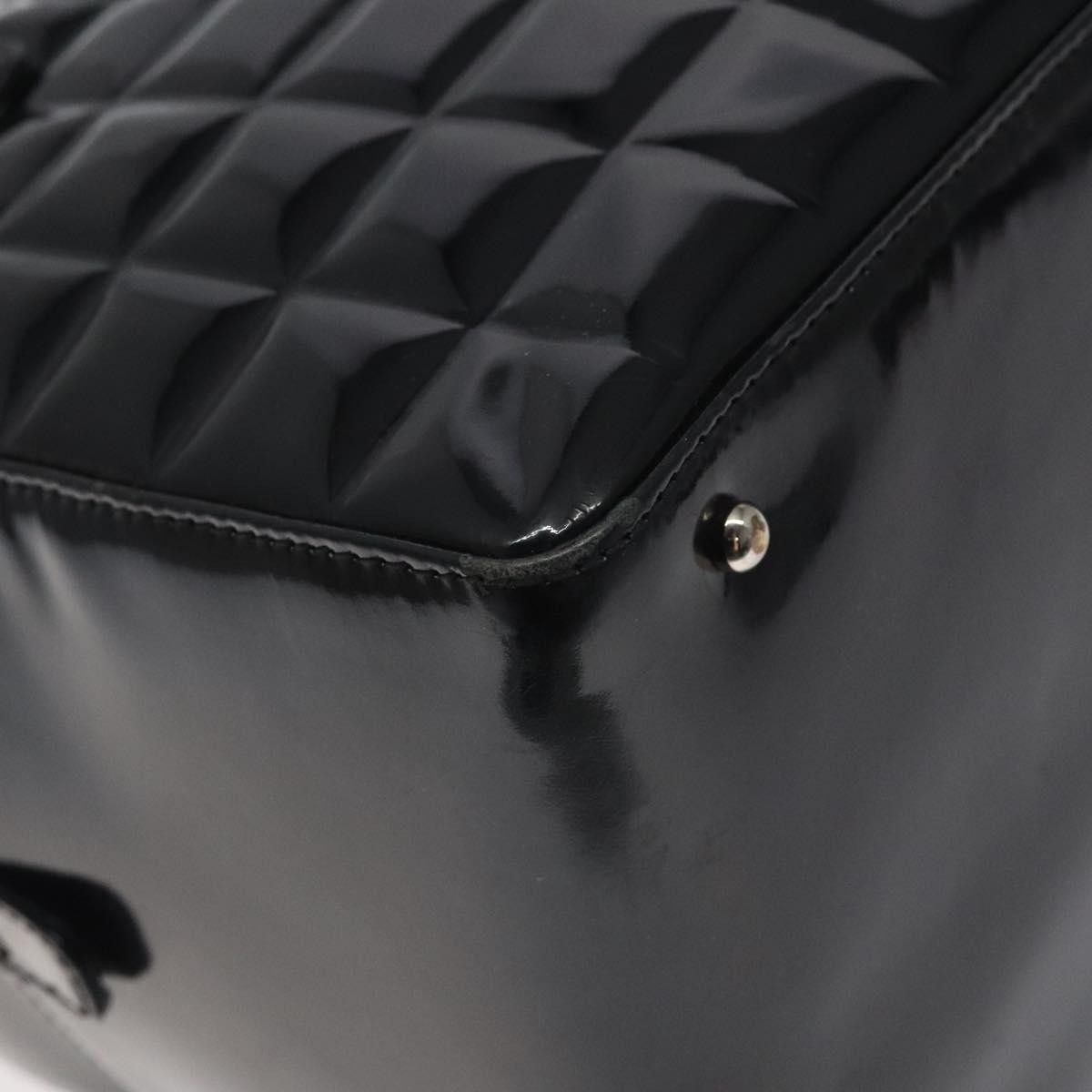 Chanel Chanel Chocolate Bar CC Bowler Bag Quilted Patent Size ONE SIZE - 11 Thumbnail