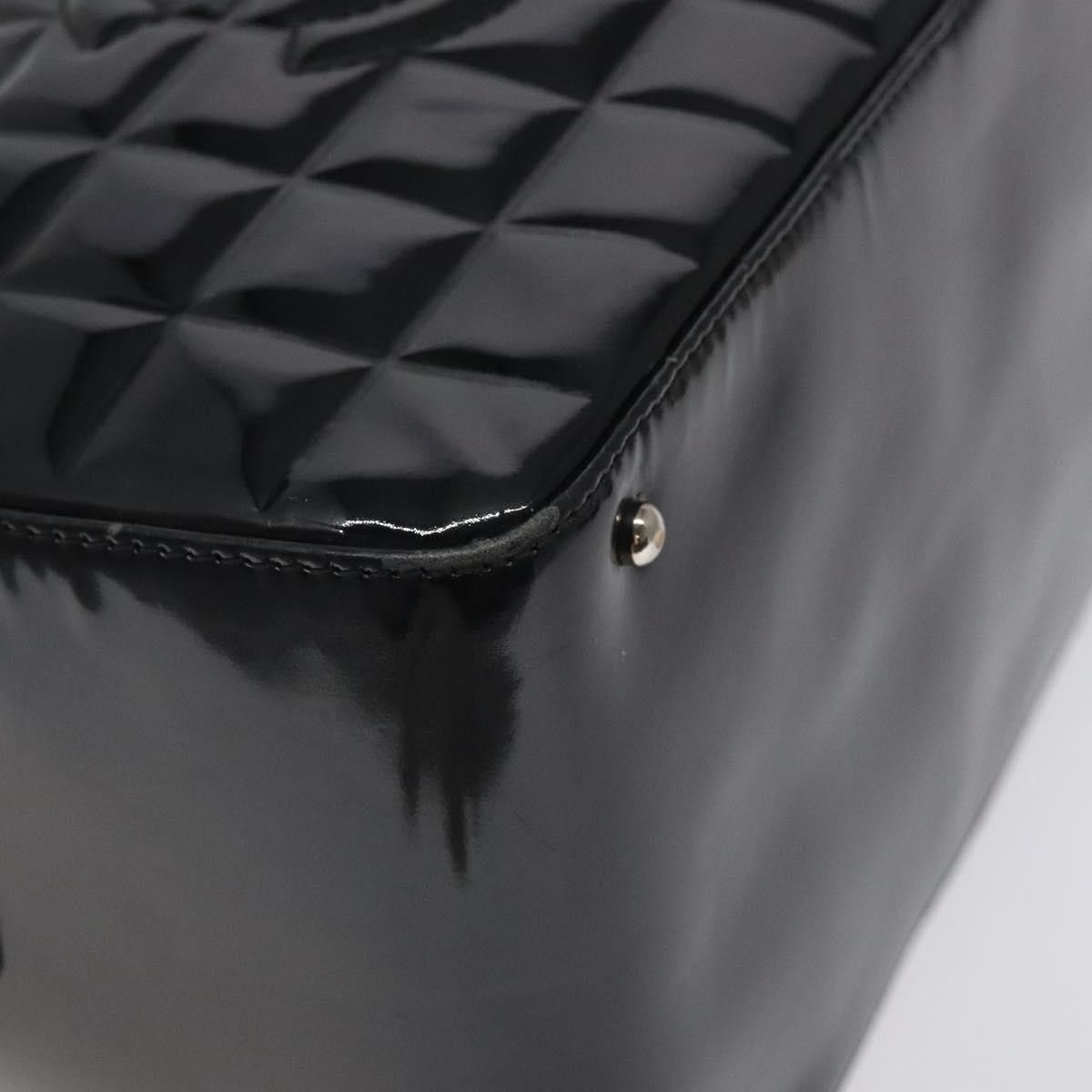 Chanel Chanel Chocolate Bar CC Bowler Bag Quilted Patent Size ONE SIZE - 12 Thumbnail