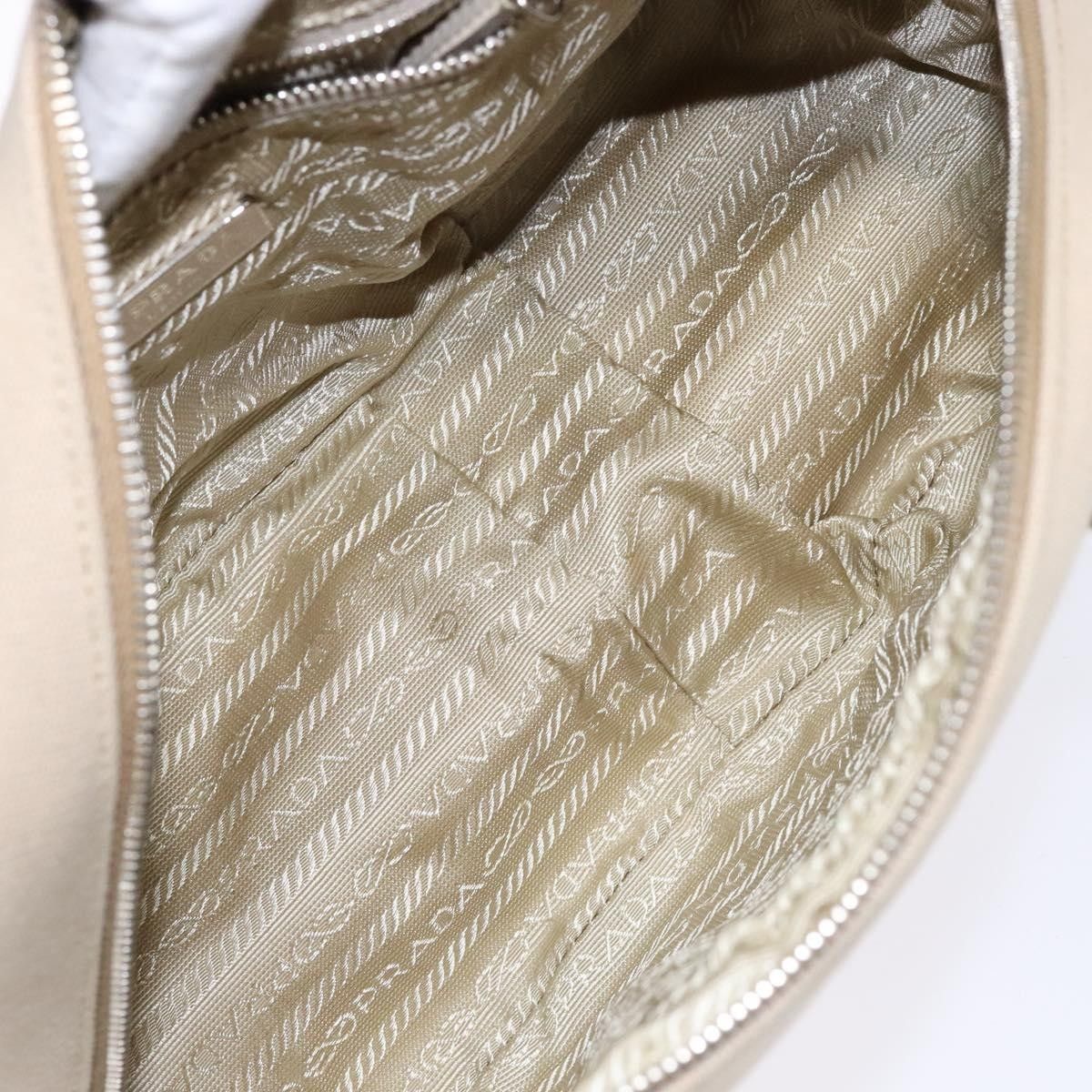 Prada Prada Bauletto Bag Canvas with Leather Size ONE SIZE - 5 Thumbnail