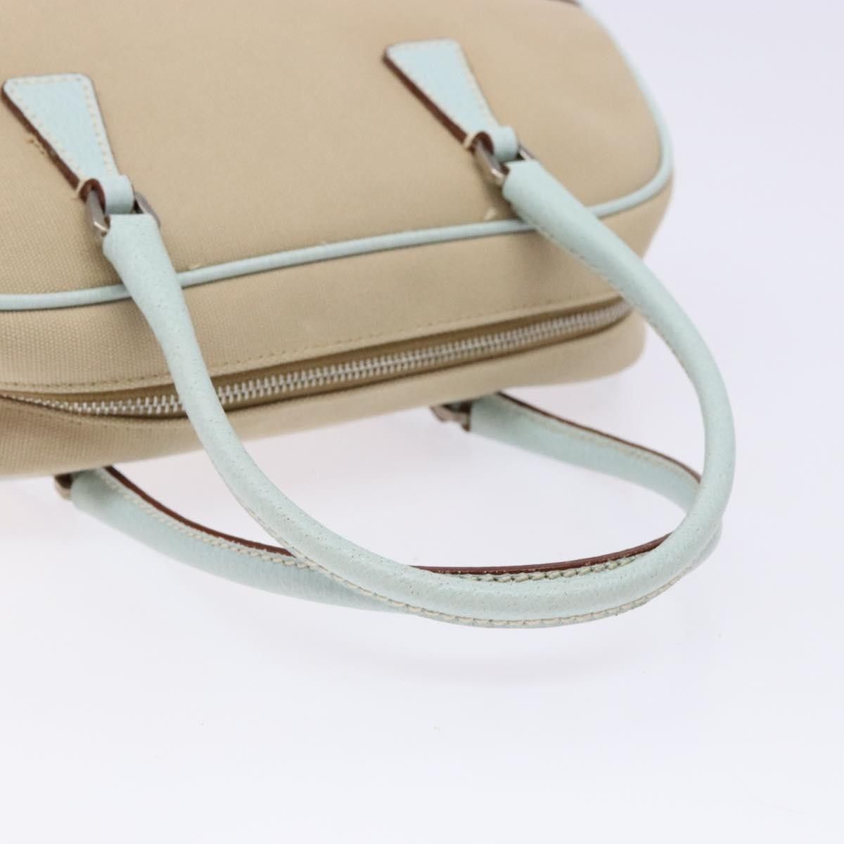 Prada Prada Bauletto Bag Canvas with Leather Size ONE SIZE - 19 Thumbnail