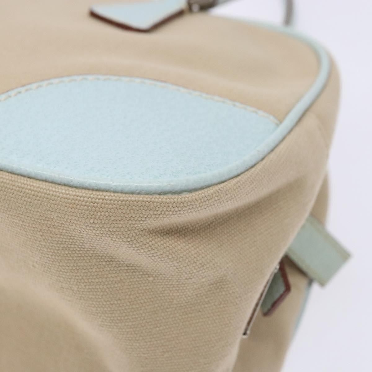 Prada Prada Bauletto Bag Canvas with Leather Size ONE SIZE - 11 Thumbnail