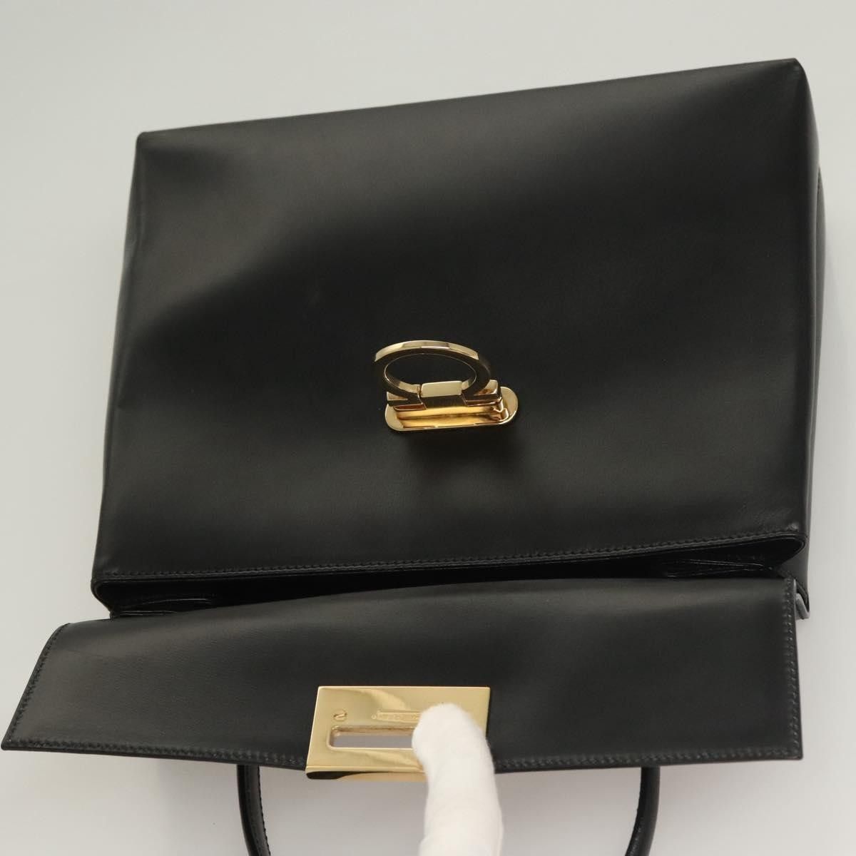 Salvatore Ferragamo Salvatore Ferragamo Convertible Vara Bow Tote Leather Size ONE SIZE - 12 Thumbnail