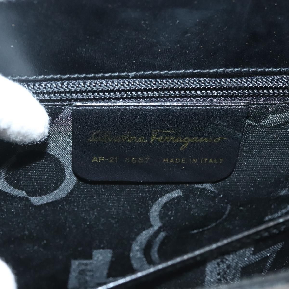 Salvatore Ferragamo Salvatore Ferragamo Convertible Vara Bow Tote Leather Size ONE SIZE - 6 Thumbnail