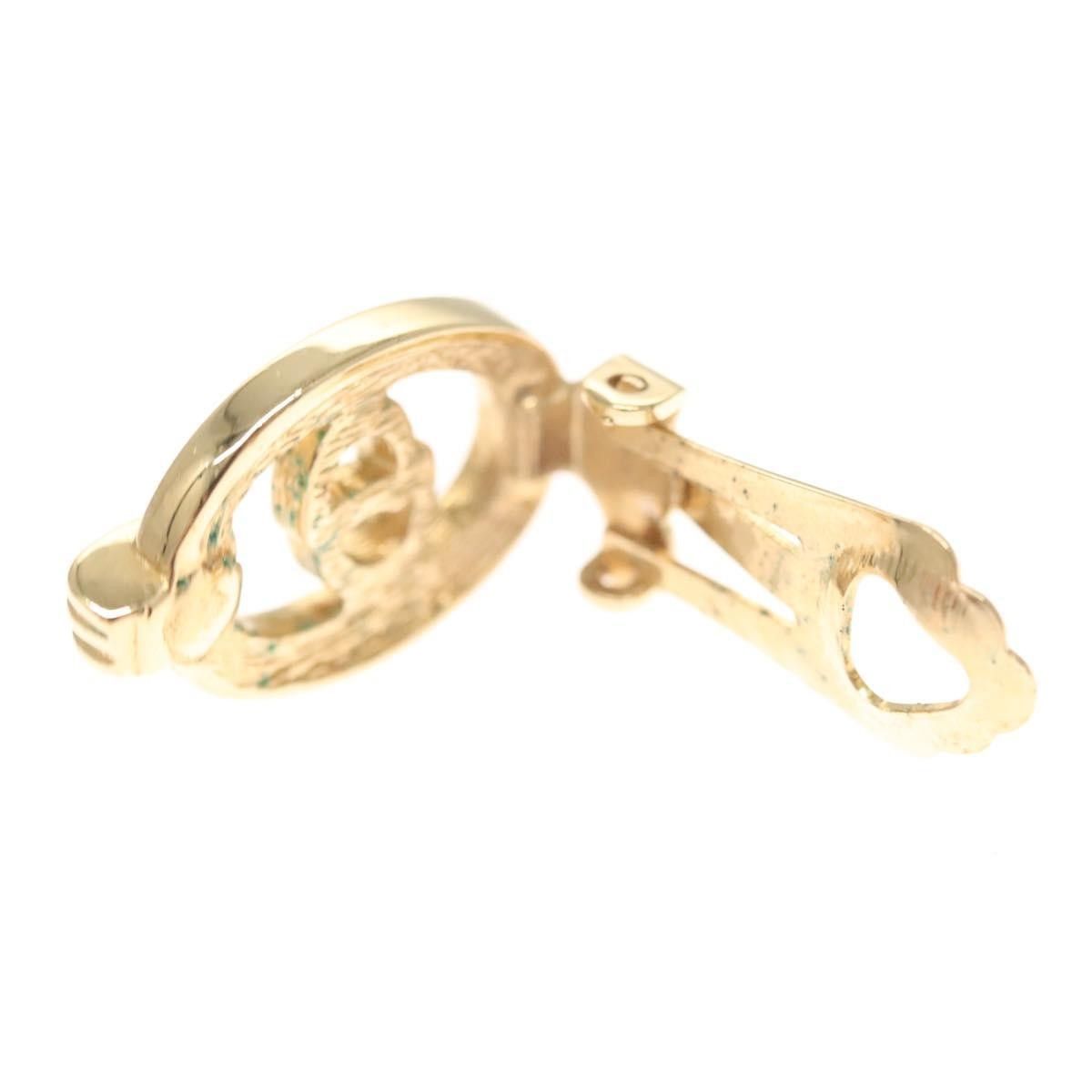 Dior Christian Dior Vintage CD Clip-On Earrings Metal Size ONE SIZE - 7 Thumbnail