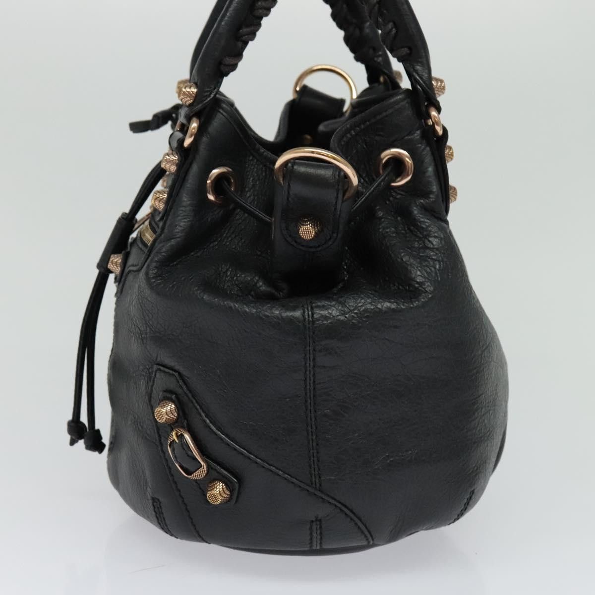Balenciaga Balenciaga Pom Pon Giant Studs Bag Leather Size ONE SIZE - 4 Thumbnail