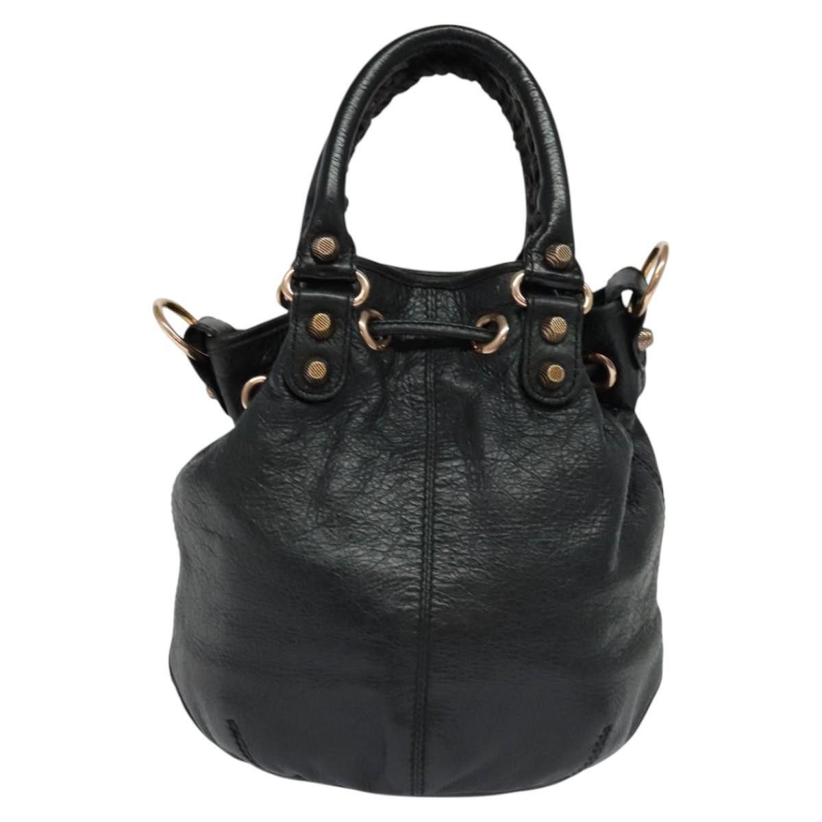 Balenciaga Balenciaga Pom Pon Giant Studs Bag Leather Size ONE SIZE - 2 Thumbnail