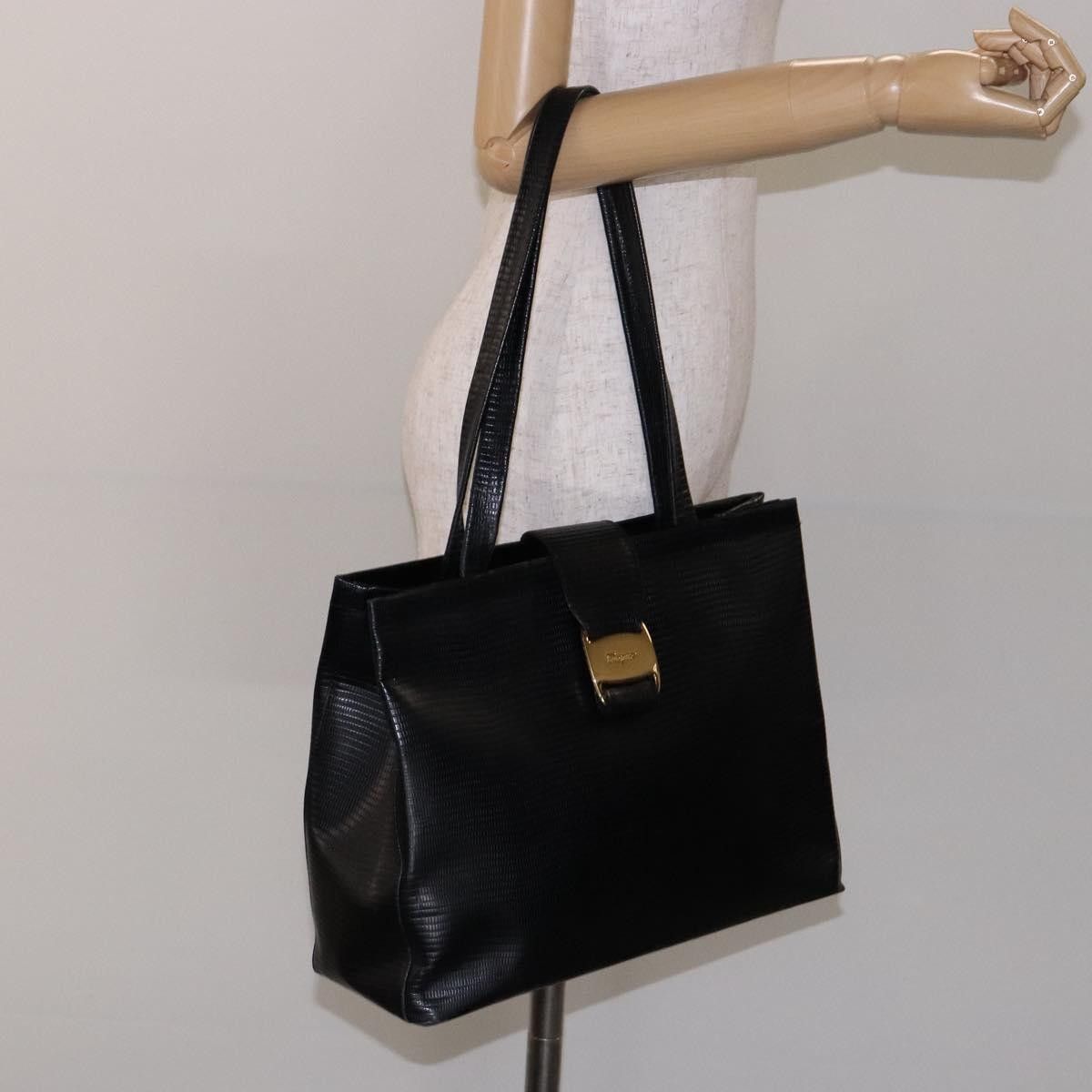 Salvatore Ferragamo Salvatore Ferragamo Vala Shoulder Bag Leather Size ONE SIZE - 13 Thumbnail