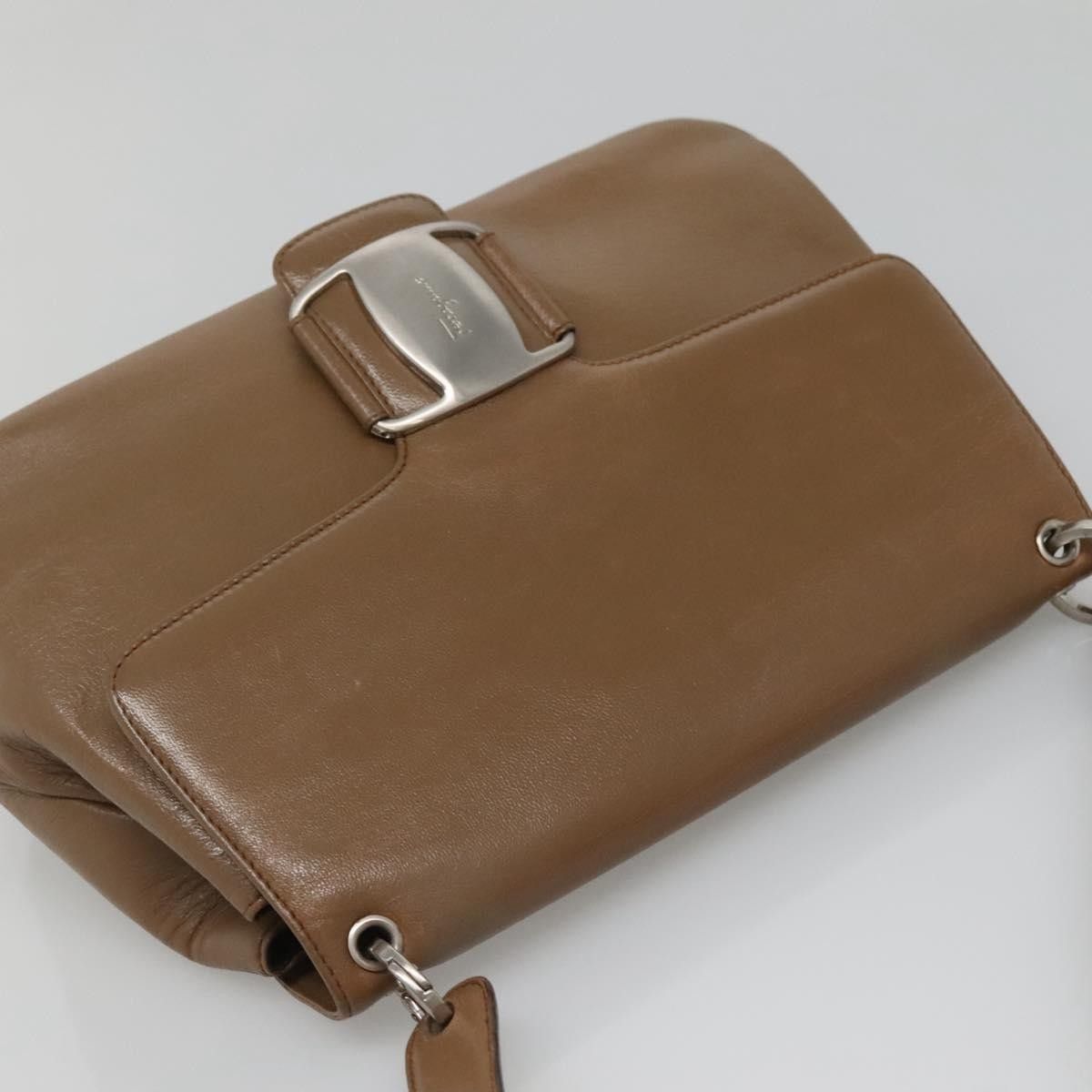Salvatore Ferragamo Salvatore Ferragamo Vala Shoulder Bag Leather Size ONE SIZE - 15 Thumbnail