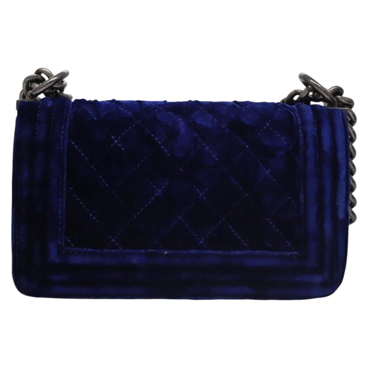Chanel Chanel Boy Flap Bag Quilted Velvet Size ONE SIZE - 2 Thumbnail