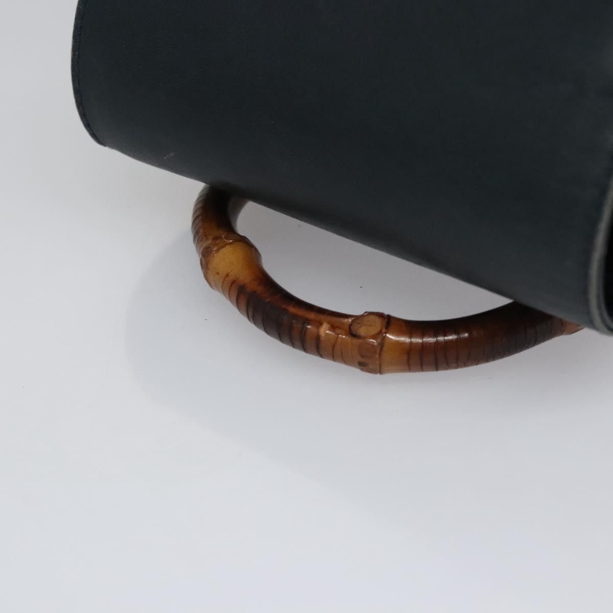 Gucci Gucci Vintage Bamboo Backpack Leather Size ONE SIZE - 16 Thumbnail