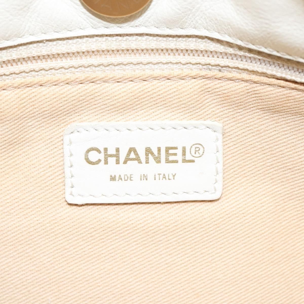 Chanel Chanel Vintage Olsen CC Chain Shoulder Bag Canvas and Leather Size ONE SIZE - 6 Thumbnail